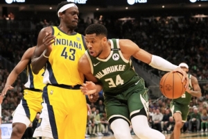 周一竞彩篮球强档：雄鹿大战步行者 字母哥PK西亚卡姆