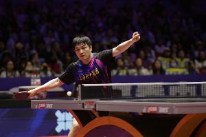 全运会乒乓球男团小组赛上海3-0江苏，许昕取两分、樊振东赢球