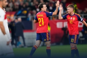 西班牙出线战国内平均收视人数接近400万，成为当日收视冠军