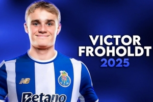 意媒：尤文正与皇马、曼联等队竞争19岁波尔图中场弗罗霍尔特