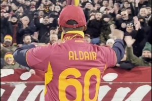 436场夺1冠！罗马赛前为60岁俱乐部传奇中卫阿尔戴尔举办致敬仪式