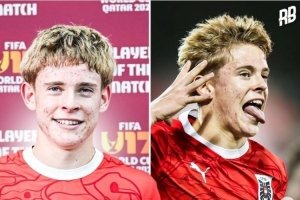 U17世界杯射手王！德天空：拜仁密切关注奥地利17岁前腰莫泽