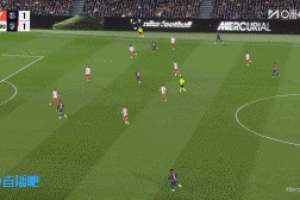 反超比分！奥尔莫半转身破门后伤退，巴萨2-1领先马竞