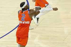 雷霆阵容实力明显超过其他球队 他们在卫冕的道路上霸气十足