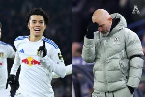 原来是苦主马雷斯卡生涯3次面对利兹联，全部以失利告终