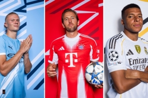 凯恩是本赛季五大联赛进球15+第三人，已反超哈兰德和姆巴佩