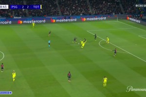 热刺后场失误！法比安轻松单刀破门，巴黎3-2反超热刺！