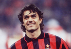 米兰老照片展现保罗·马尔蒂尼意甲风采