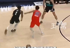 杨瀚森关键挡拆助队友得分
